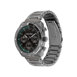 Cakvin Klein Men’s Flex Watch, Gunmetal Silver