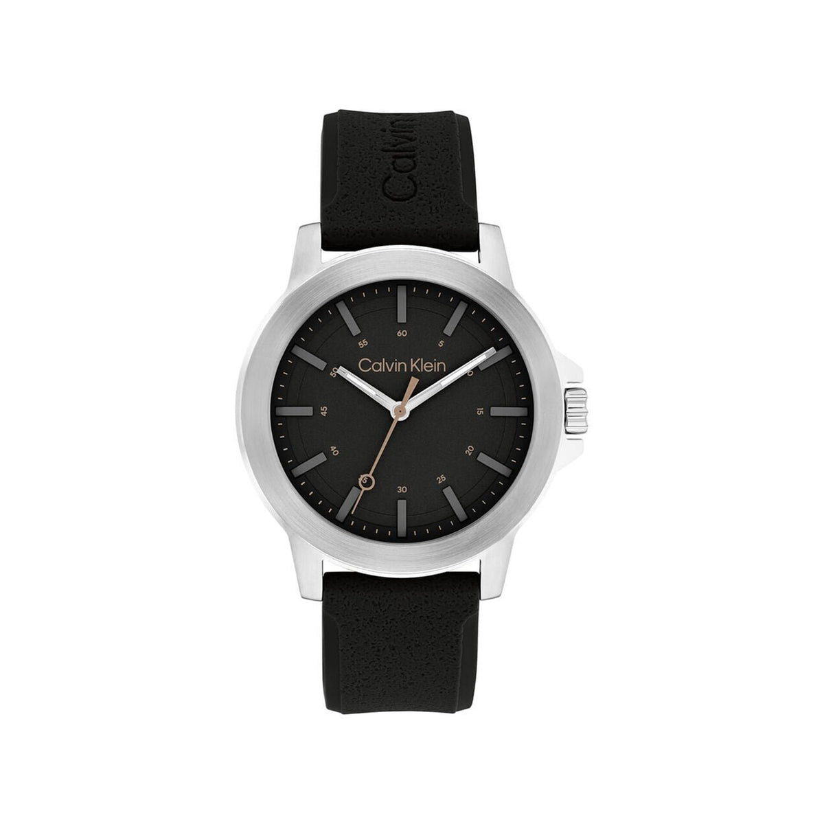 Calvin Klein Men’s Reset Watch, Black & Silver
