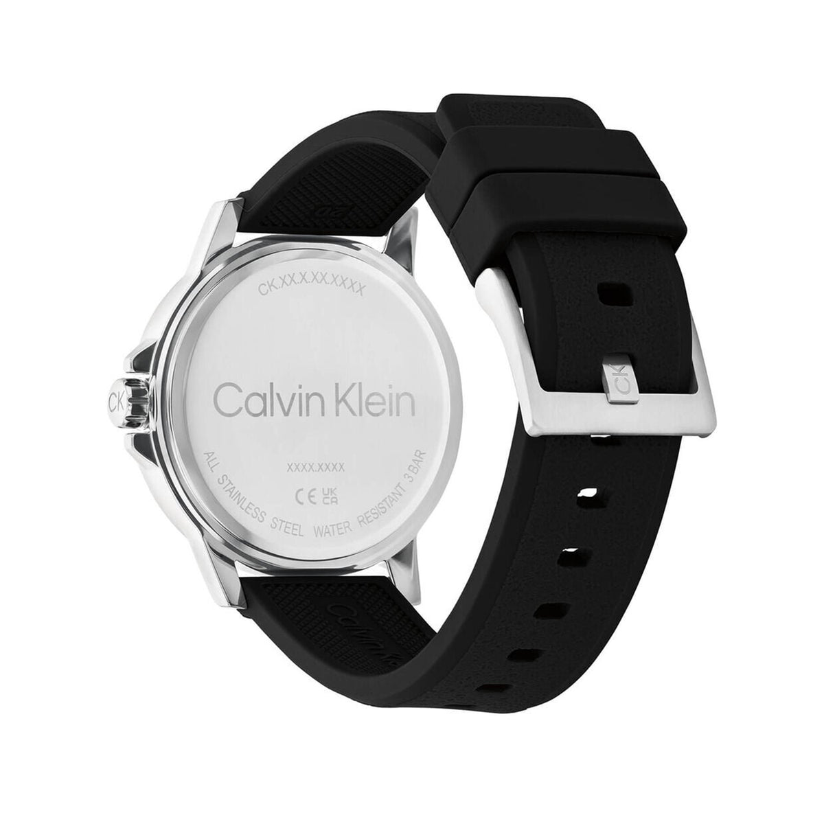 Calvin Klein Men’s Reset Watch, Black & Silver