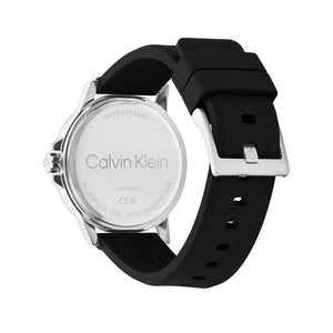 Calvin Klein Men’s Reset Watch, Black & Silver
