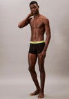 Calvin Klein Microfibre Stretch 3 Pack Low Rise Trunks, Black Multi