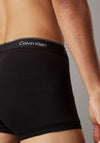 Calvin Klein Modern Cotton Stretch 3 Pack Trunks, Black