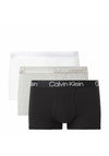 Calvin Klein Modern Structure 3 Pack Short Trunks, Black Multi