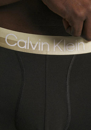 Calvin Klein Modern Structure 3 Pack Trunks, Black Multi