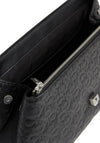 Calvin Klein Embroidered Monogram Tote Bag, Black