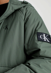 Calvin Klein Jeans Padded Hooded Jacket, Thyme