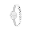 Calvin Klein Ladies Twisted Bezel Watch, Silver & Rose Gold