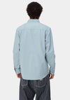 Carhartt WIP Bolton Oxford Shirt, Frosted Blue