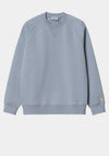 Carhartt WIP Chase Crew Neck Sweatshirt, Mirror