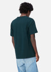 Carhartt WIP Chase Crew Neck T-Shirt, Duck Blue