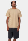 Carhartt WIP Chase Crew Neck T-Shirt, Sable