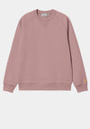 Carhartt WIP Chase Sweatshirt, Glassy Pink