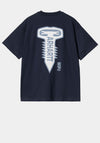 Carhartt WIP Cross Screw Graphic T-Shirt, Air Force Blue