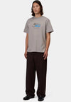 Carhartt WIP Ice Fishing Graphic T-Shirt, Shady Grey