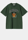 Carhartt WIP Lazy Duck Academy T-Shirt, Sycamore Tree Green