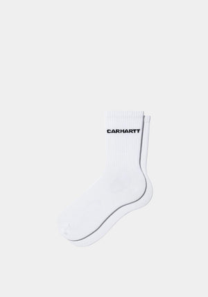 Carhartt WIP Link Socks, White UK6-11