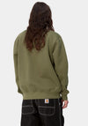Carhartt WIP Logo Sweatshirt, Dundee & Glassy Pink