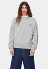 Carhartt WIP Nelson Crew Neck Sweatshirt, Sonic Silver