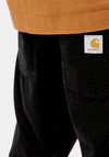 Carhartt Newel Coventry Corduroy Trousers, Black