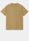 Carhartt WIP Pocket Crew Neck T-Shirt, Agate