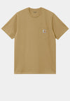 Carhartt WIP Pocket Crew Neck T-Shirt, Agate
