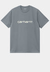 Carhartt WIP Script T-Shirt, Dove Grey