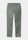 Carharrt WIP Sid Slim Tapered Trousers, Smoke Green