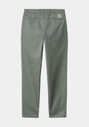 Carharrt WIP Sid Slim Tapered Trousers, Smoke Green