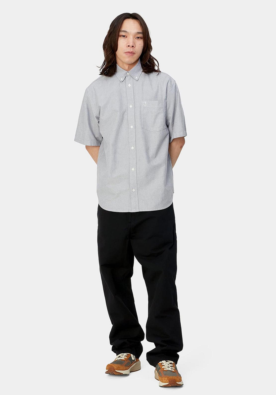 Carhartt WIP Single Knee Pocket Trousers, Black