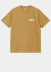 Carhartt WIP University Script T-Shirt, Bourbon