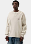 Carhartt WIP Vista Waffle Lightweight Sweatshirt, Light Beige
