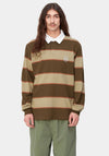 Carhartt WIP Wilt Rugby Polo Shirt, Dusty H Brown