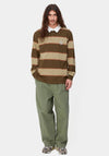 Carhartt WIP Wilt Rugby Polo Shirt, Dusty H Brown