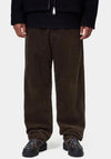 Carhartt WIP Aaron Corduroy Trousers, Brown