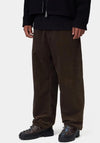 Carhartt WIP Aaron Corduroy Trousers, Brown