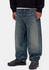 Carhartt WIP Aaron Jeans, Mid Worn Blue