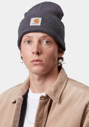Carhartt WIP Acrylic Watch Beanie, Dark Grey Heather