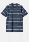 Carhartt WIP Aiken Pocket T-Shirt, Dusky Blue