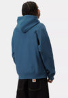 Carhartt WIP American Script Hoodie, Sodalite Blue