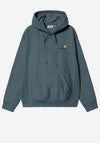Carhartt WIP American Script Hoodie, Office Blue