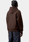Carhartt WIP American Script Hoodie, Dark Brown