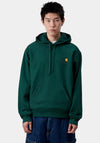 Carhartt WIP American Script Hoodie, Fir Green
