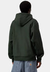 Carhartt WIP American Script Hoodie, Raven Green