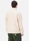 Carhartt WIP American Script Quarter Zip Sweatshirt, Neutral