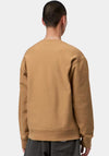 Carhartt WIP American Script Sweatshirt, Camel Brown