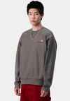 Carhartt WIP American Script Sweatshirt, Grey