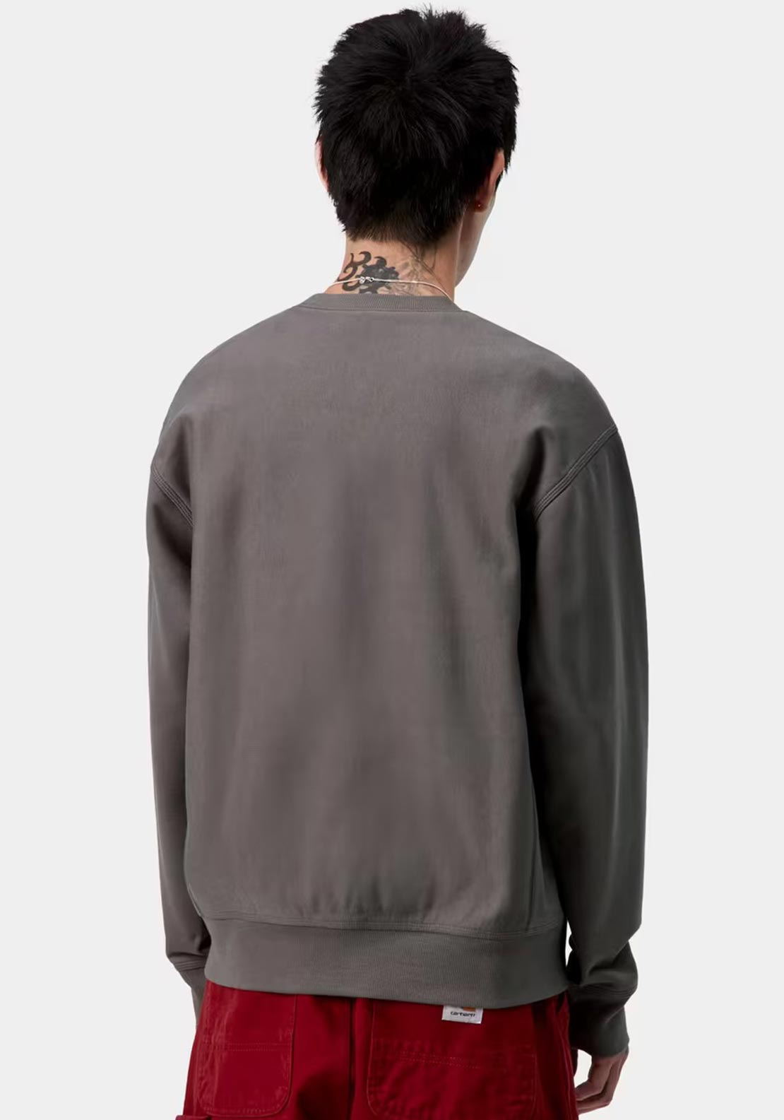 Carhartt WIP American Script Sweatshirt, Grey