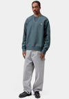 Carhartt WIP American Script Sweatshirt, Office Blue