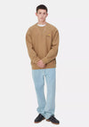 Carhartt WIP American Script Sweatshirt, Tan