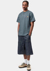 Carhartt WIP American Script T-Shirt, Office Blue